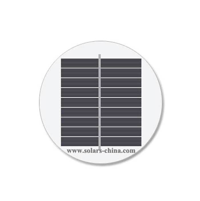 Runde Photovoltaik Solarpanel