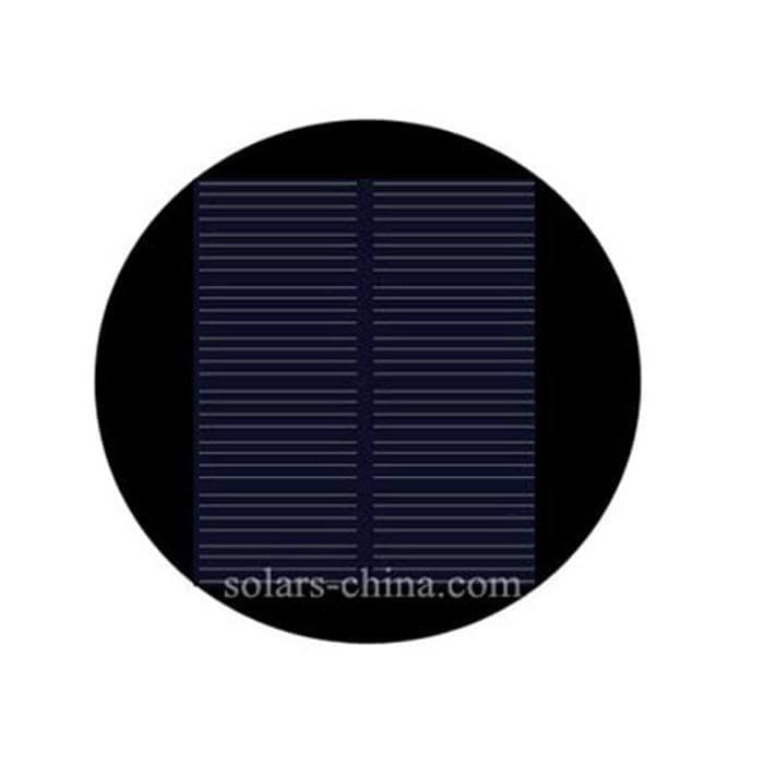 2W Runde Photovoltaik Solarpanel