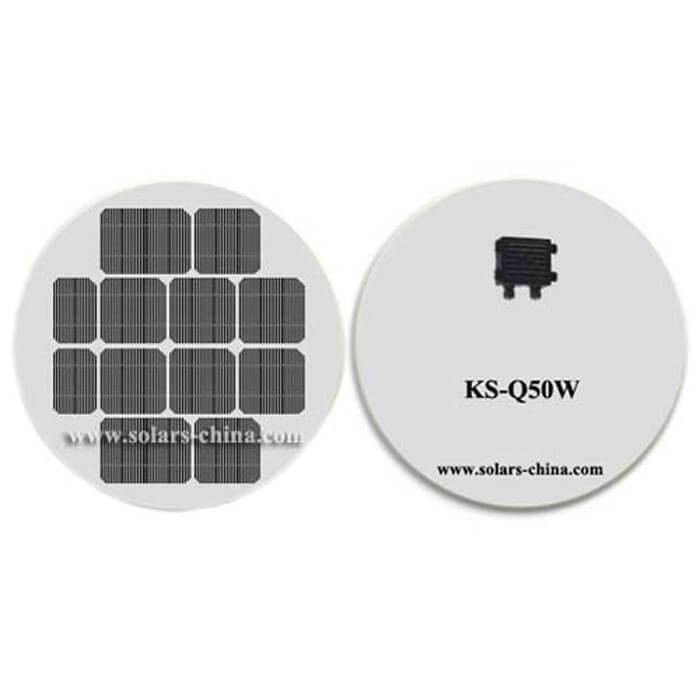50W kreisförmiges solarmodul