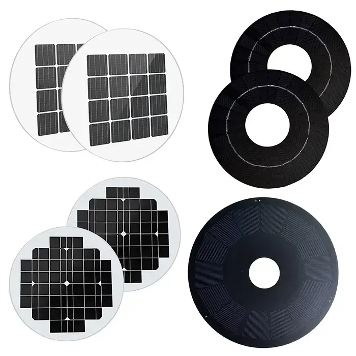 Kundenspezifisches rundes Solarpanel