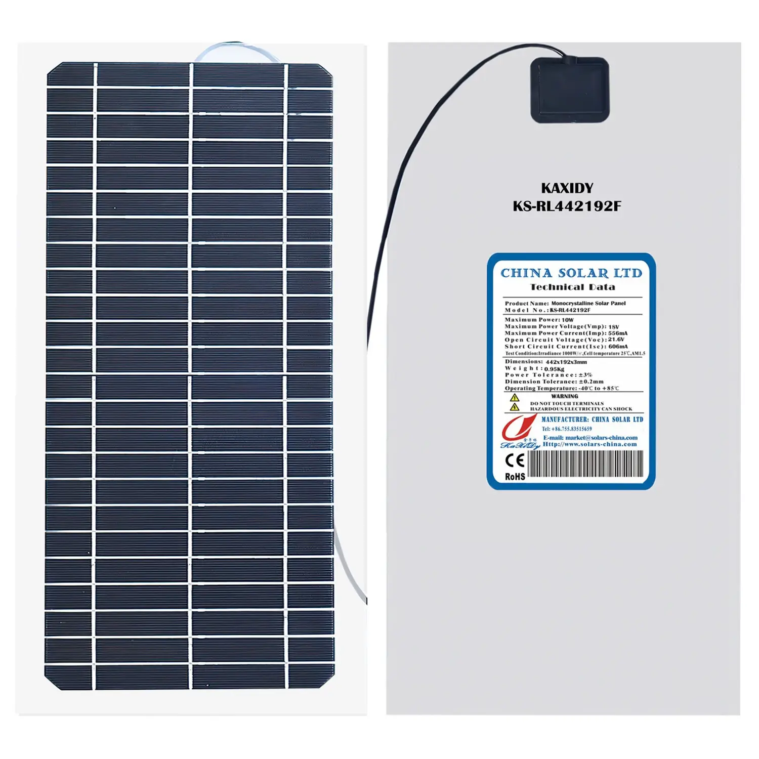 flexible PV-module 10W