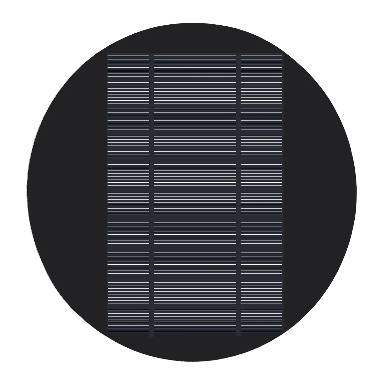 Runde Solarpanel