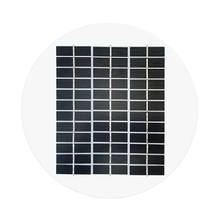 Rundes Solarpanel