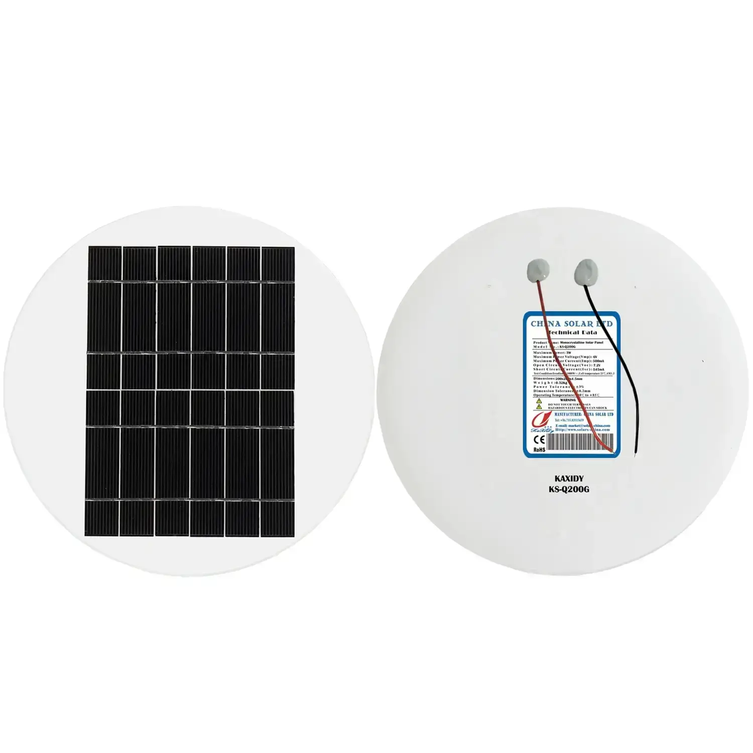 Kreisförmiges Solarmodule 3W