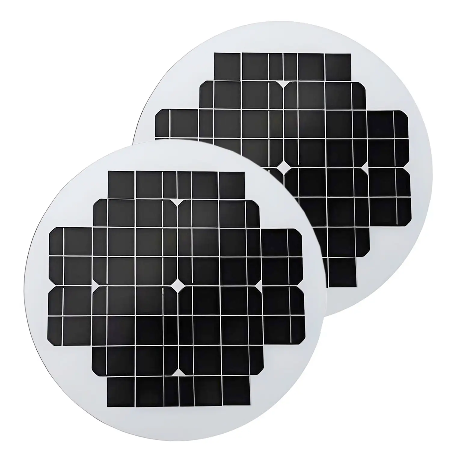 Runde Solarmodule