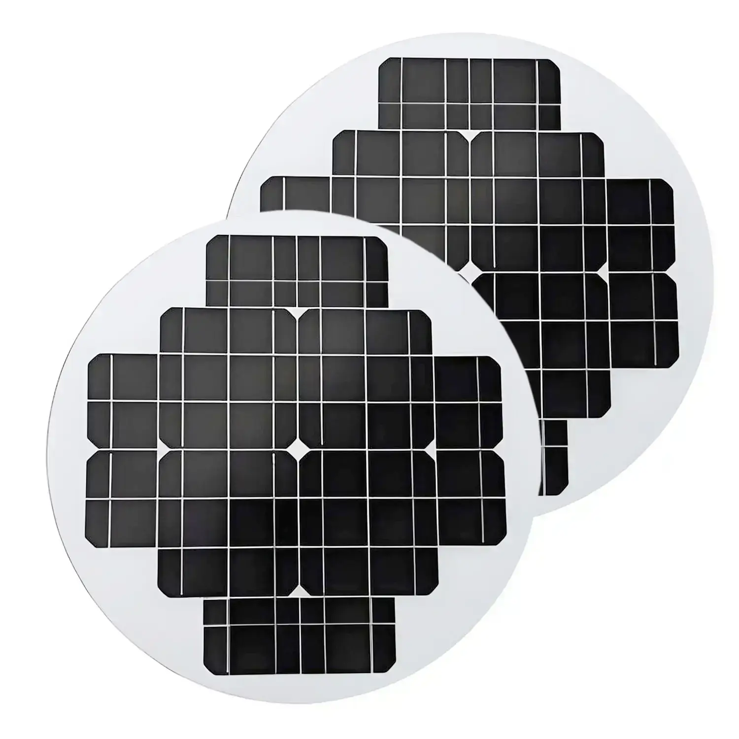 Großes Rundes Solarpanel